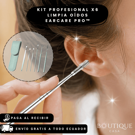 Kit Profesional X6 Limpia Oídos | EarCare Pro™