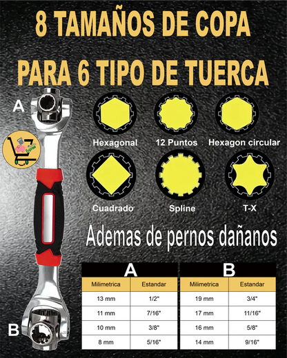 Power-Max™️ORIGINAL LLAVE INGLESA MULTIUSOS 48 EN 1 🔧