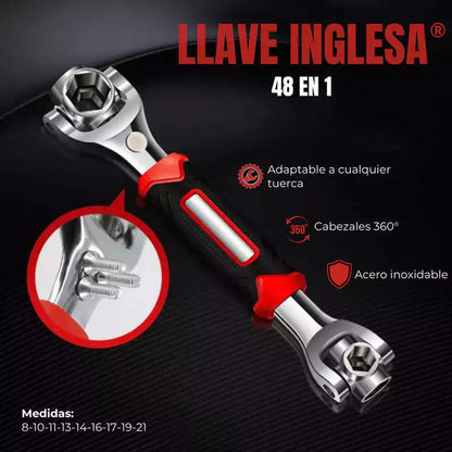 Power-Max™️ORIGINAL LLAVE INGLESA MULTIUSOS 48 EN 1 🔧